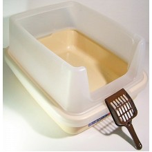 IRIS NA-400N 日本 IRIS  貓用廁所(有砂隔)- 茶色